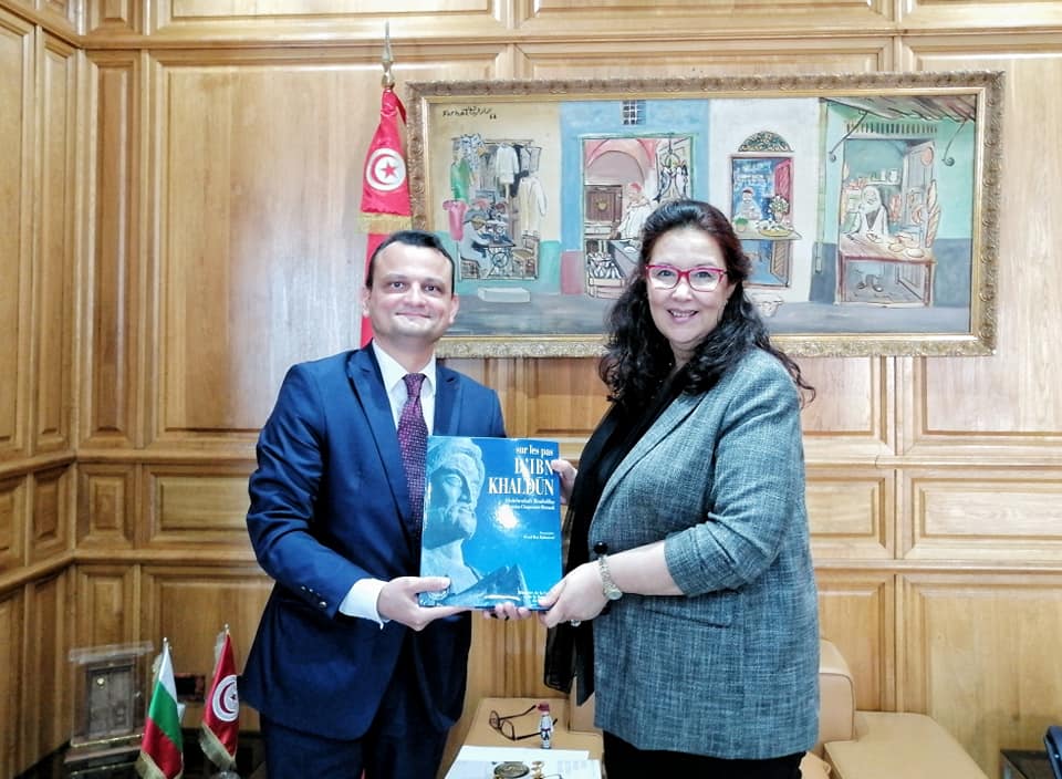 Посланик Веселин Дянков проведе среща с министъра на културата на Тунизийската република